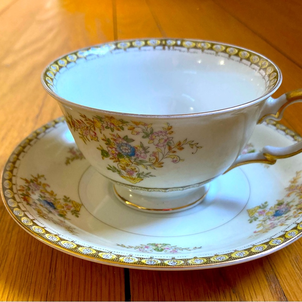 Royal Embassy China Fresno - Tea cup and saucer.